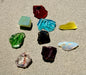 9 Piece Authentic Andara Crystal Chakra Healing Set 36g