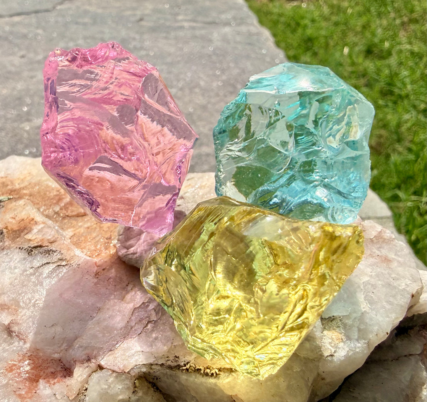Threefold Flame Authentic Andara Crystal Trinity Set 48g