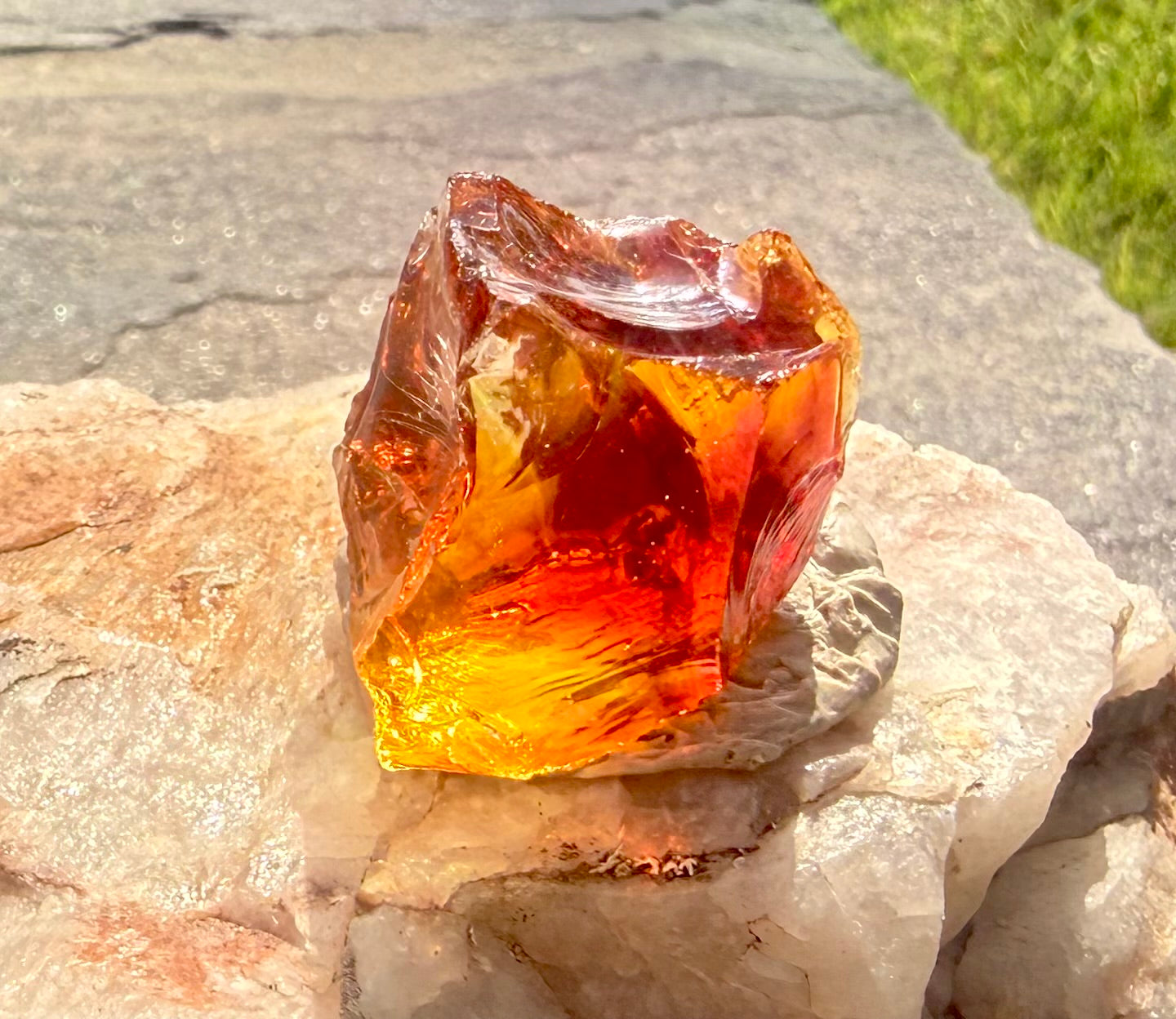 Earth and Fire Andara Crystal Pendant 20g