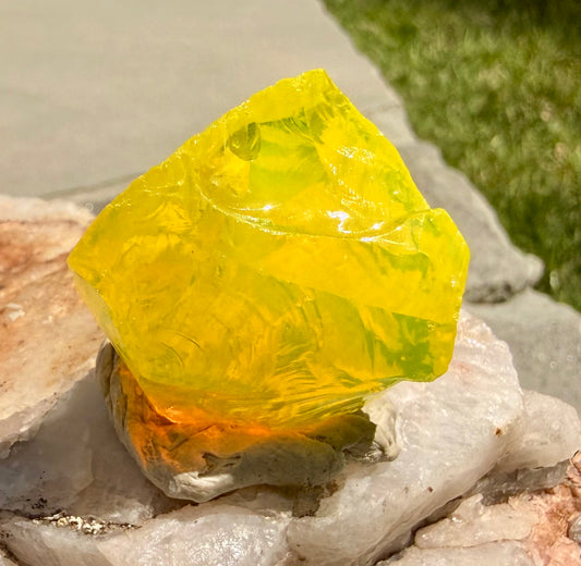 Electric Yellow Authentic Andara Crystal 16grams