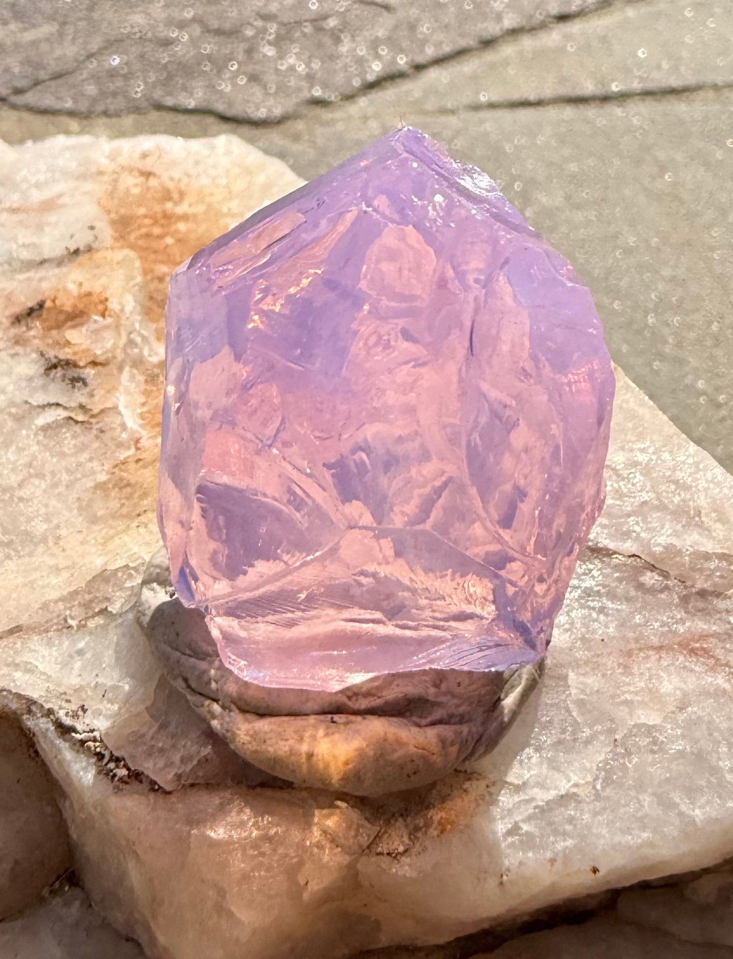 Angel Aura Sacred Heart of Mary Authentic Andara Crystal 28g