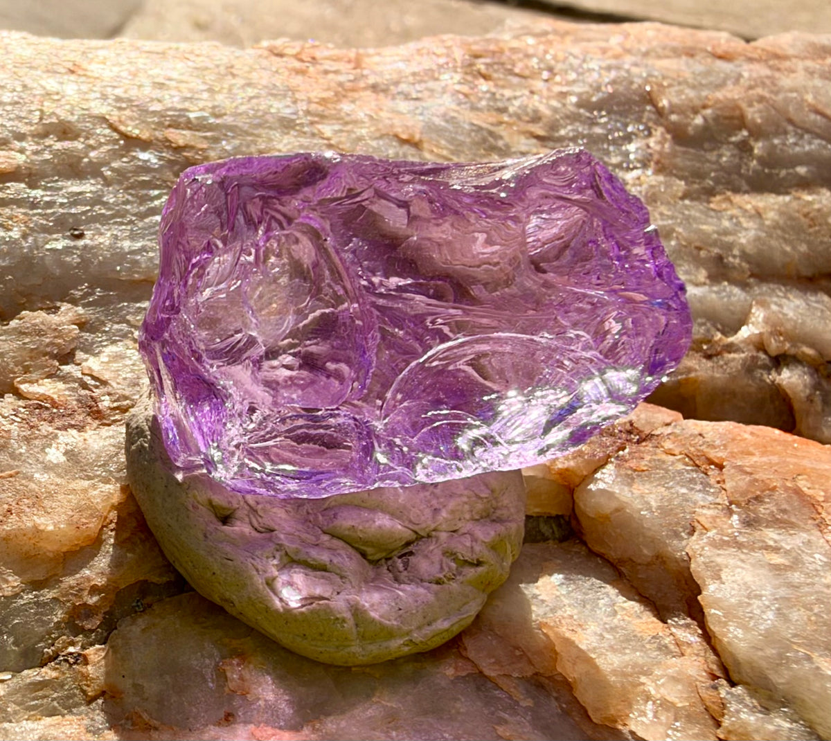 Heart of the Violet Flame Authentic Andara Crystal 18g
