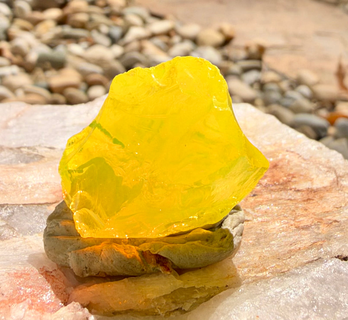 Electric Yellow Authentic Andara Crystal 12grams
