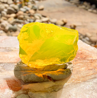 Electric Yellow Authentic Andara Crystal 12grams