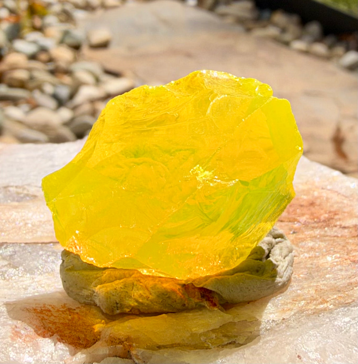 Electric Yellow Authentic Andara Crystal 12grams