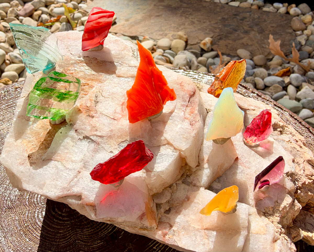 10 Piece Authentic Andara Crystal Chakra Healing Set 36g - FINAL PRICE