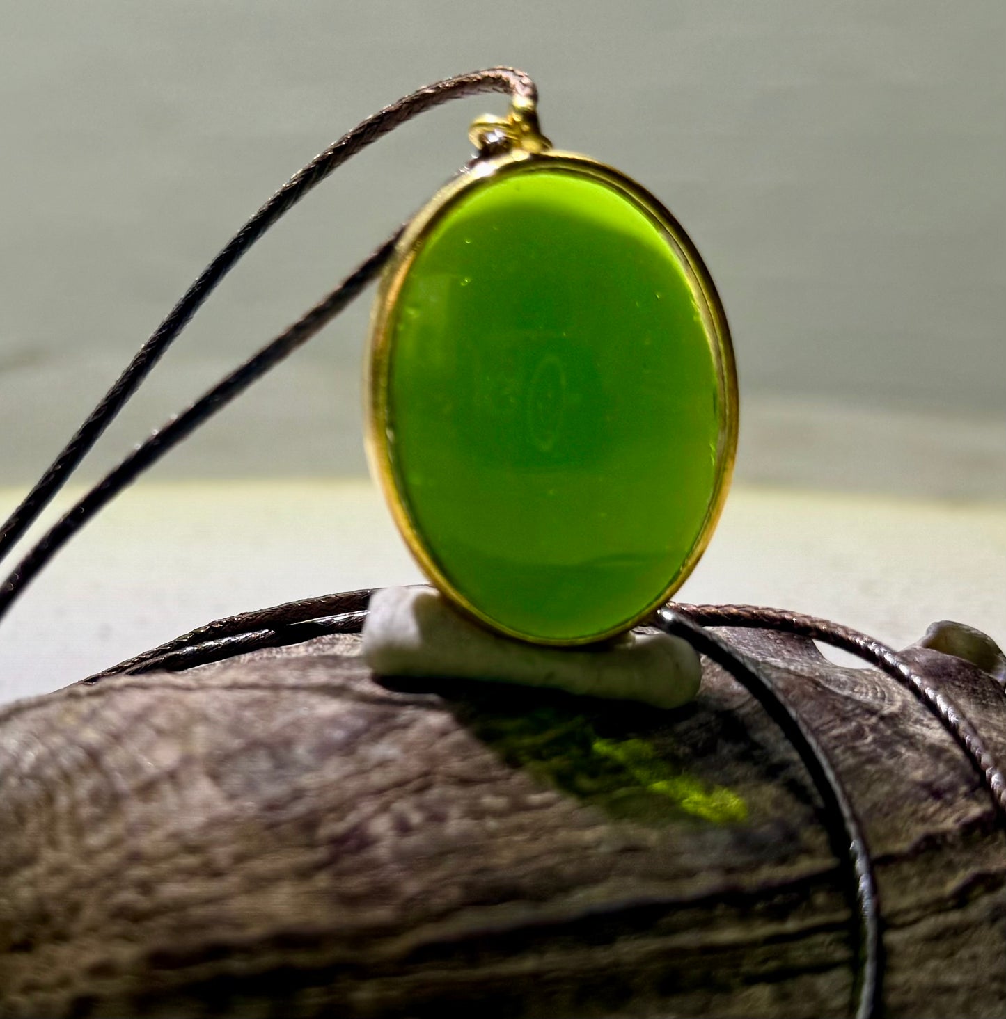 Heart of Stillness Authentic Andara Crystal Pendant