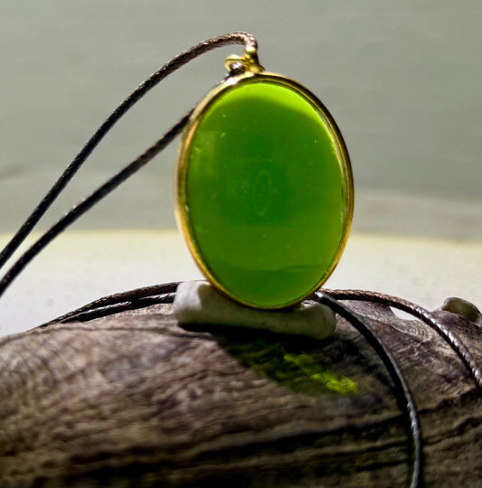 Heart of Stillness Authentic Andara Crystal Pendant