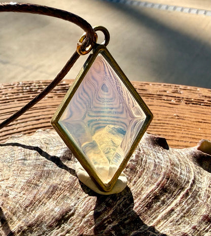 Luminous Heart Authentic Andara Crystal Pendant