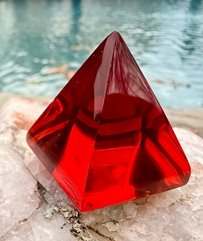 Primordial fire Authentic Andara Crystal Pyramid