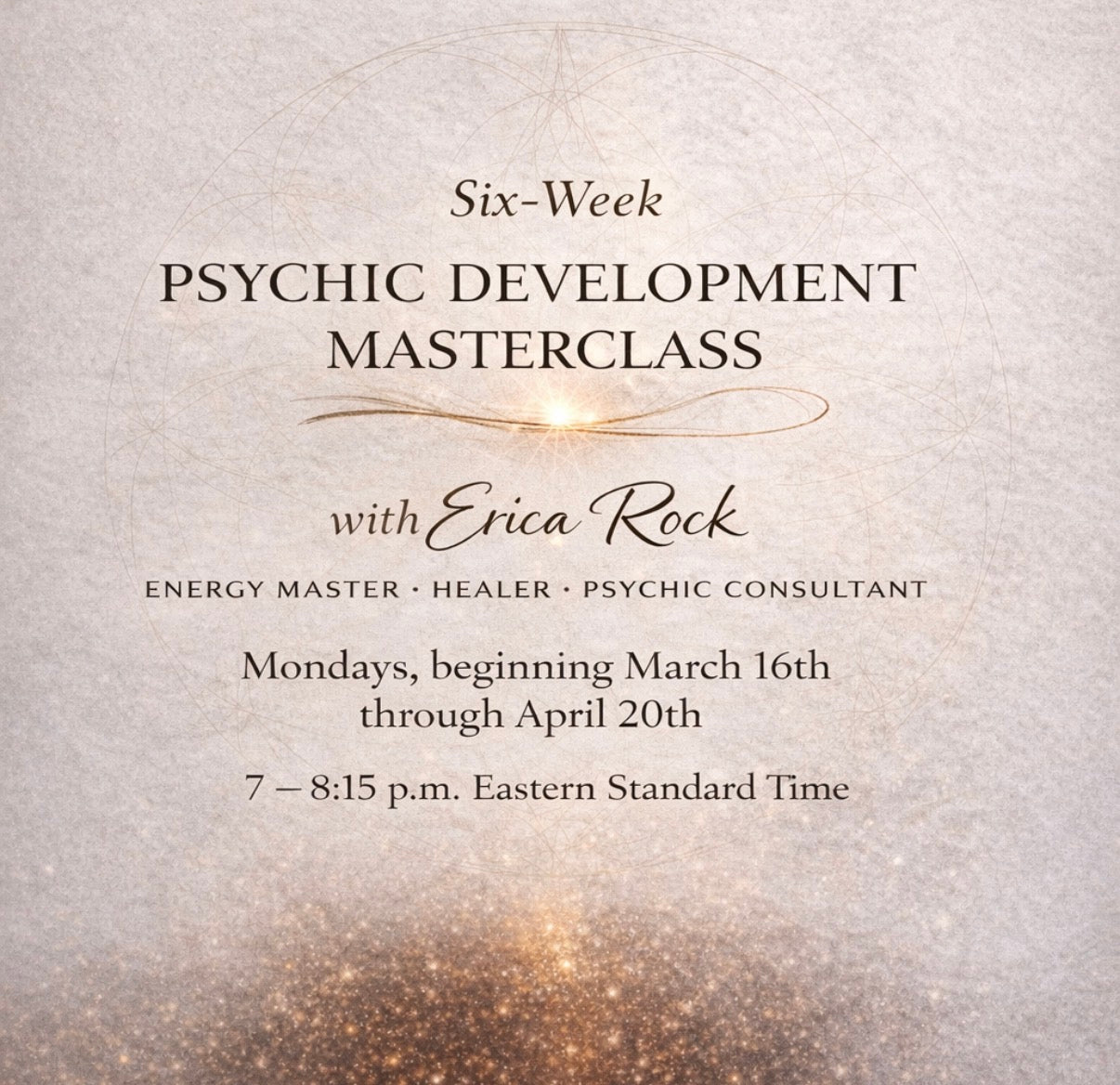 Psychic Development 6 Week Masterclass – Andara Awakening