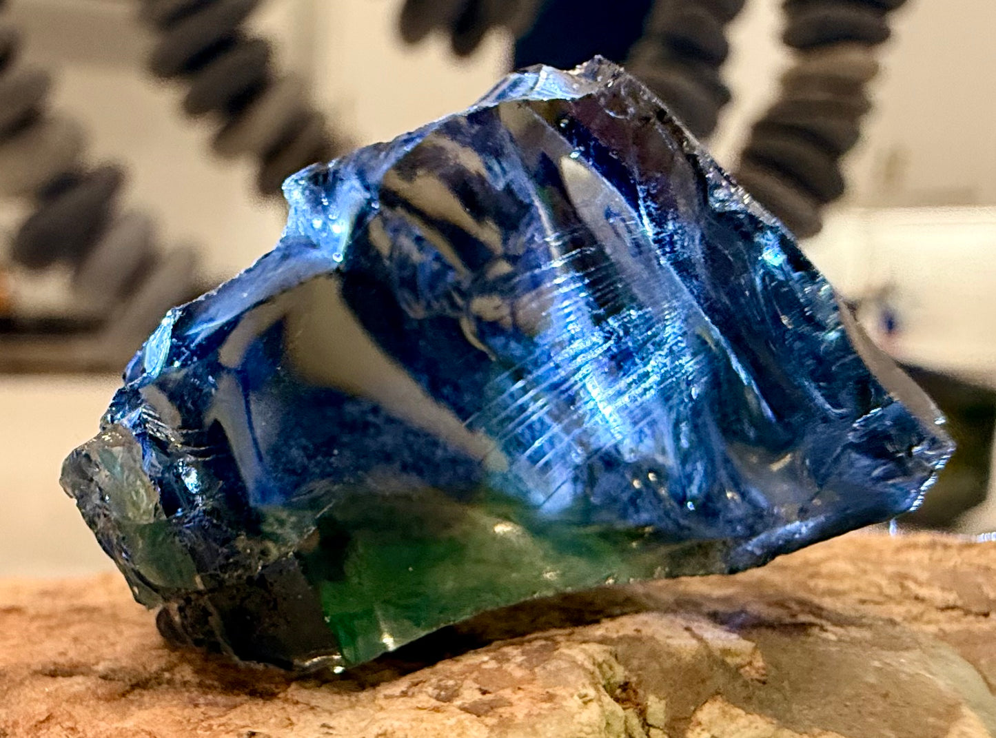 Translucent Black Authentic Andara Crystal