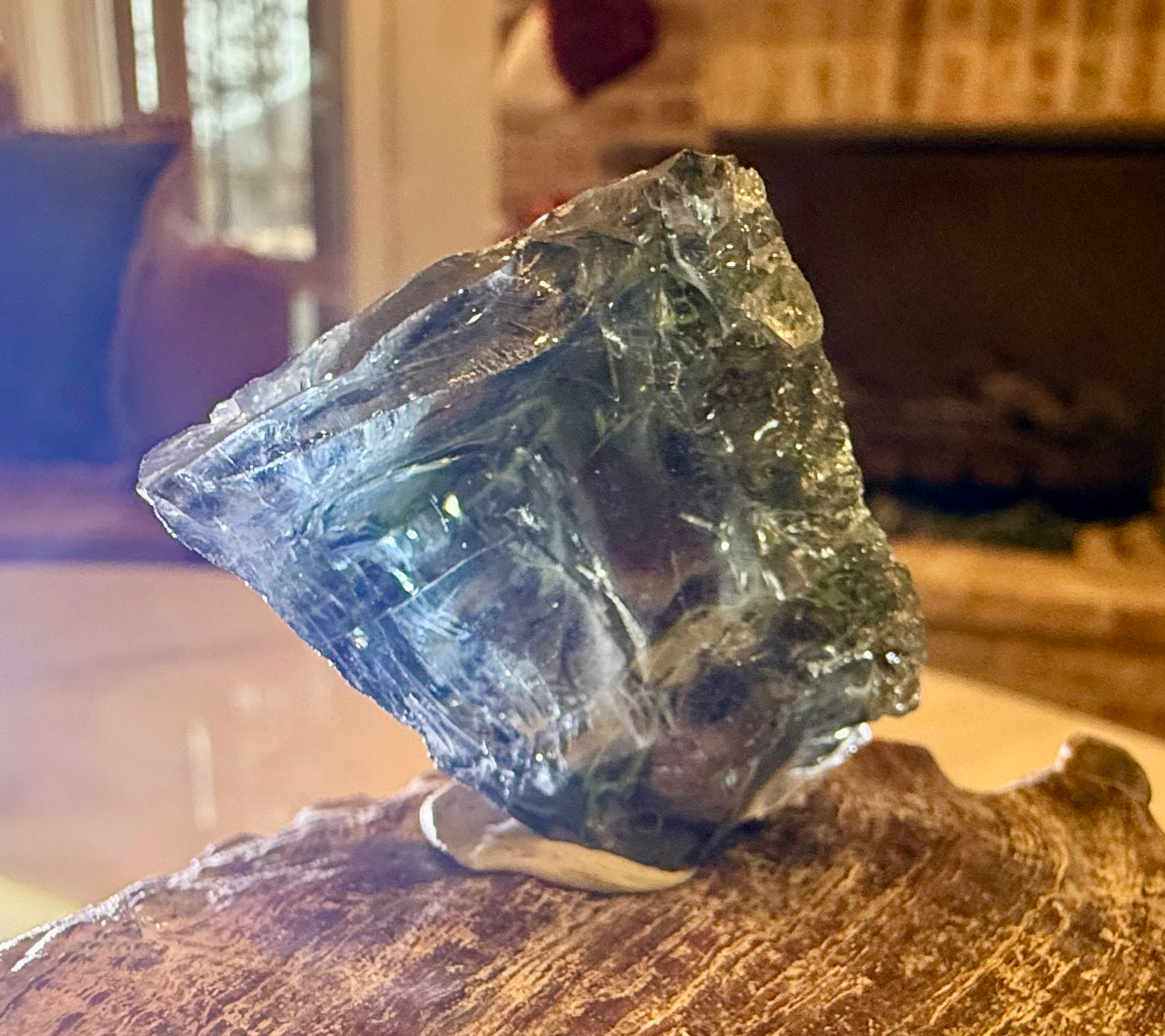 Translucent Black Authentic Andara Crystal