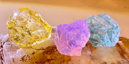 Threefold Flame Authentic Andara Crystal Trinity Set