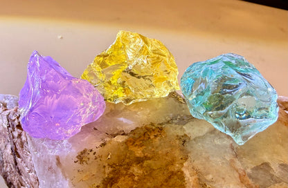 Threefold Flame Authentic Andara Crystal Trinity Set