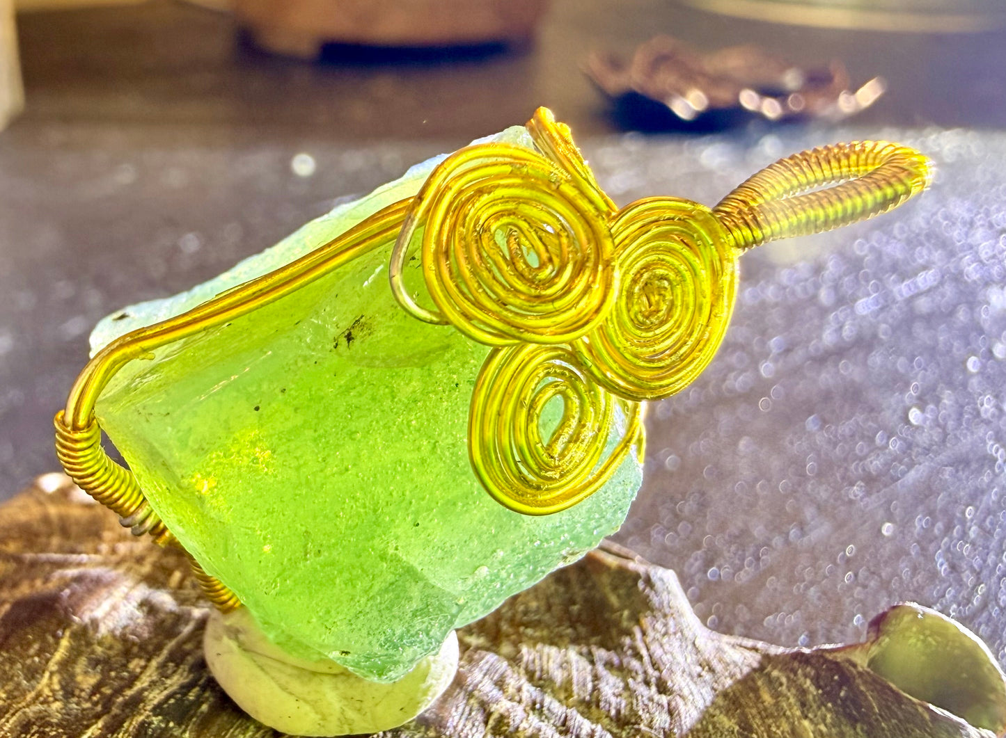 Seadragon Authentic Andara Crystal Pendant