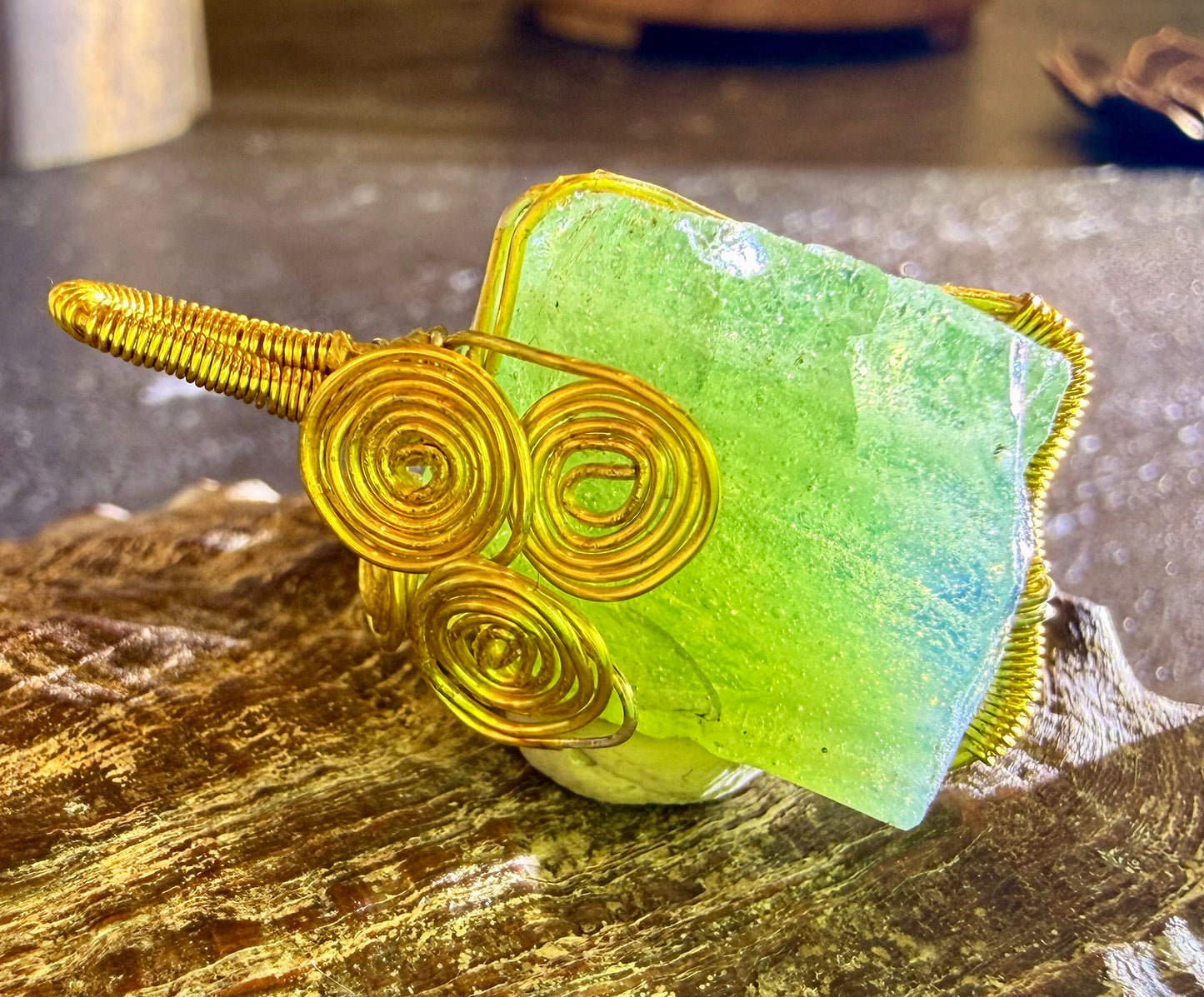 Seadragon Authentic Andara Crystal Pendant