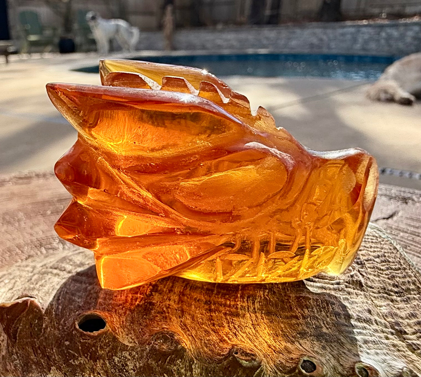 Solenyra Authentic Andara Crystal Dragon 74g