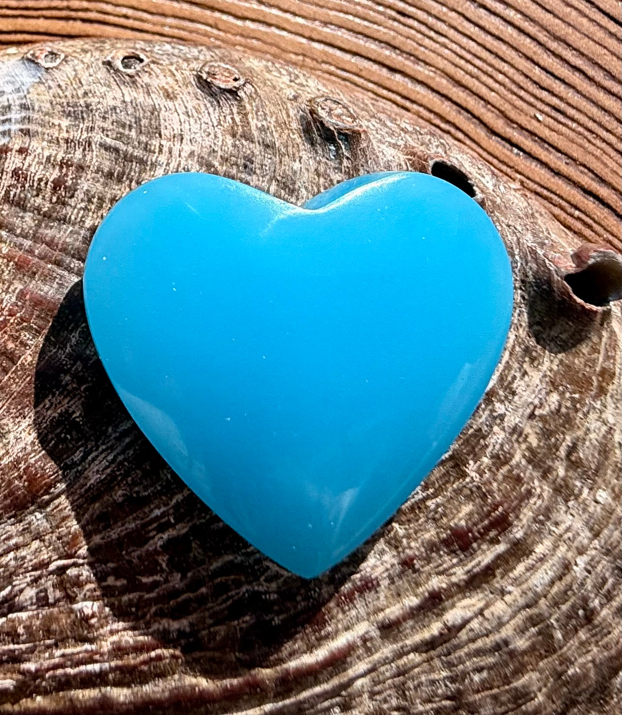 Pleiadian Light (Opaque) Authentic Andara Crystal Heart 12g