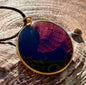 Eye of Metatron Authentic Andara Crystal Pendant Round