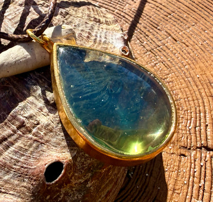 Akasha Authentic Andara Crystal Pear Pendant