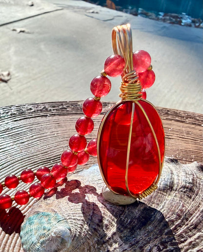 Holy Fire Authentic Andara Crystal Pendant Beads