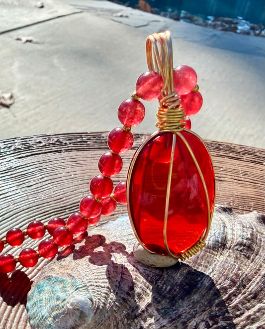 Holy Fire Authentic Andara Crystal Pendant Beads