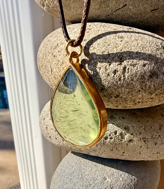 Akasha Authentic Andara Crystal Pear Pendant