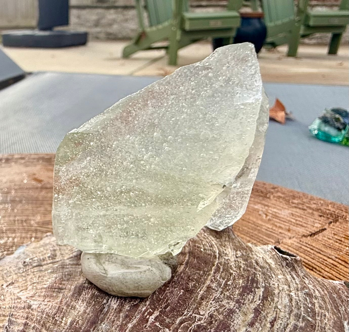 Seafoam Elder Temple piece Authentic Andara Crystal 44g