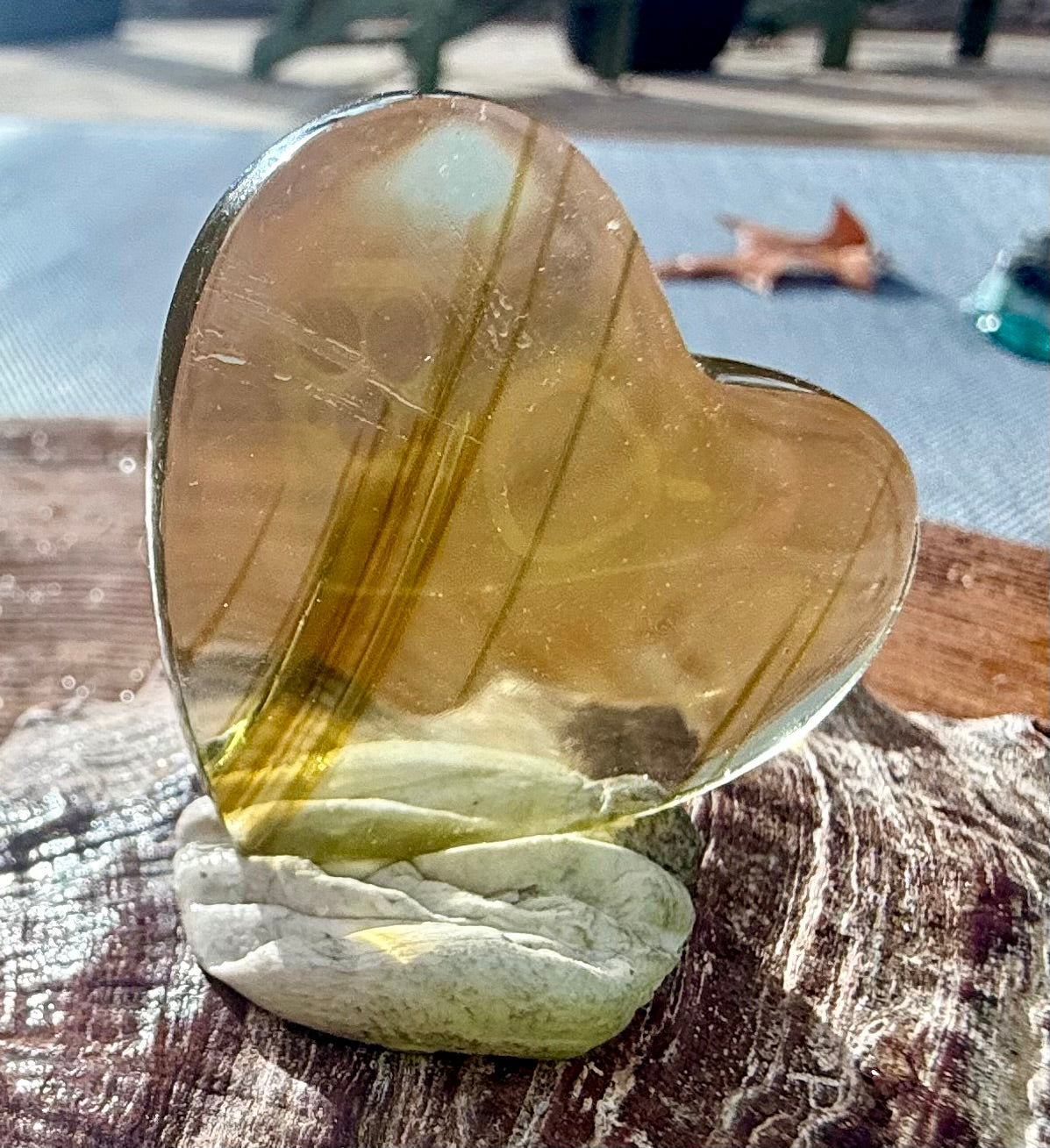 Lyran Stargate Authentic Andara Crystal HEART 14g