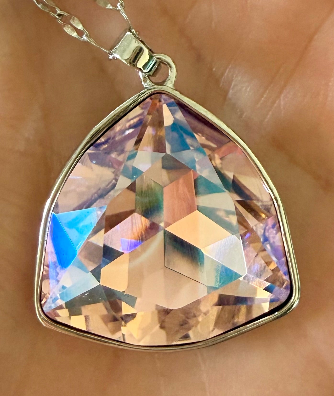 Pleiadian Love Authentic Andara Crystal Pendant