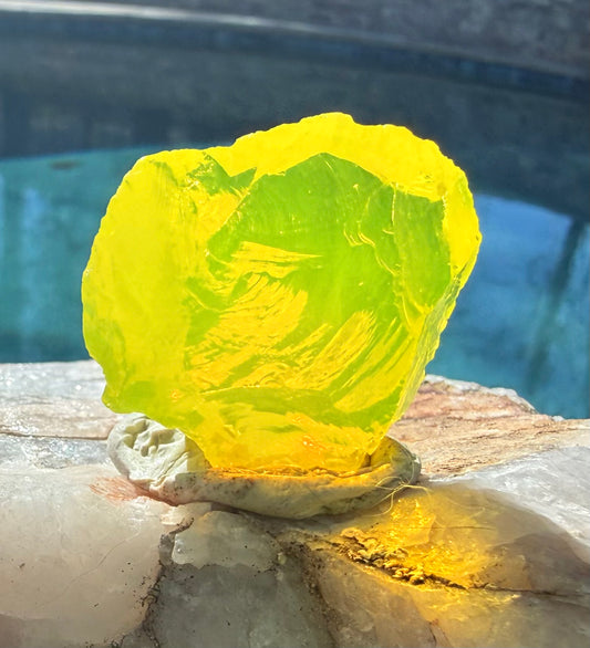 Electric Yellow Authentic Andara Crystal 16grams