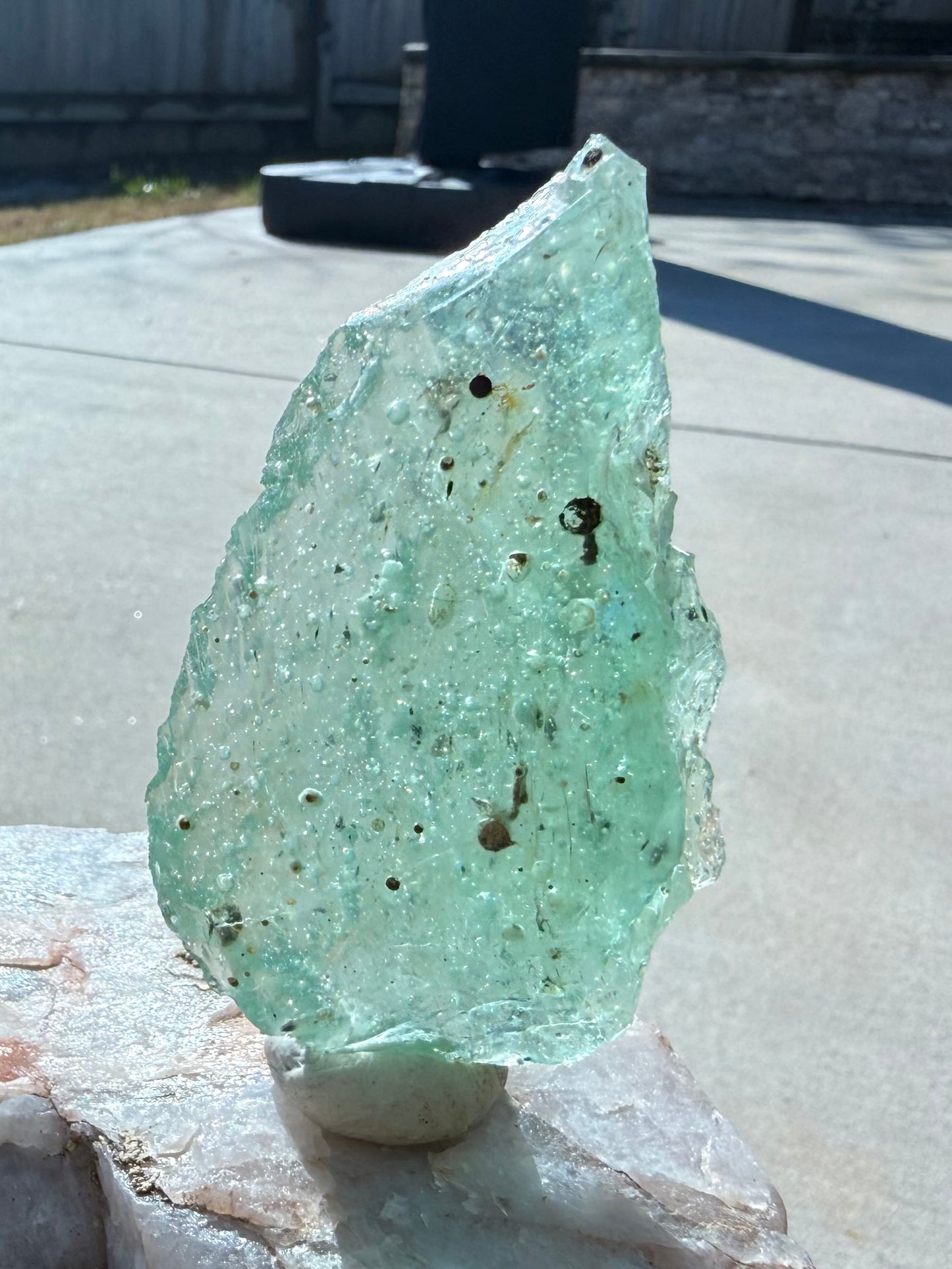 Seafoam Elder Temple piece Authentic Andara Crystal 72g