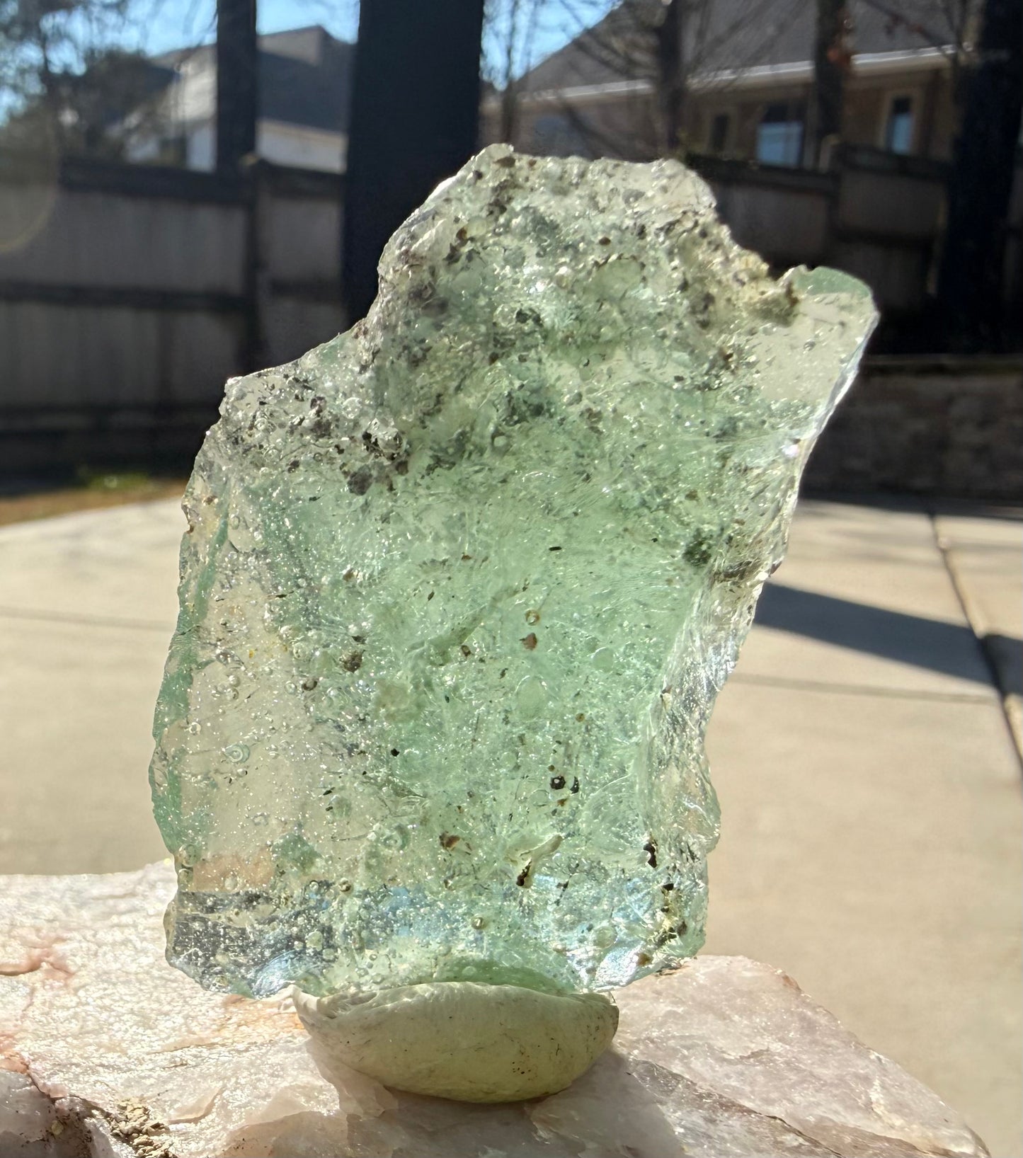 Seafoam Elder Temple piece Authentic Andara Crystal 42g