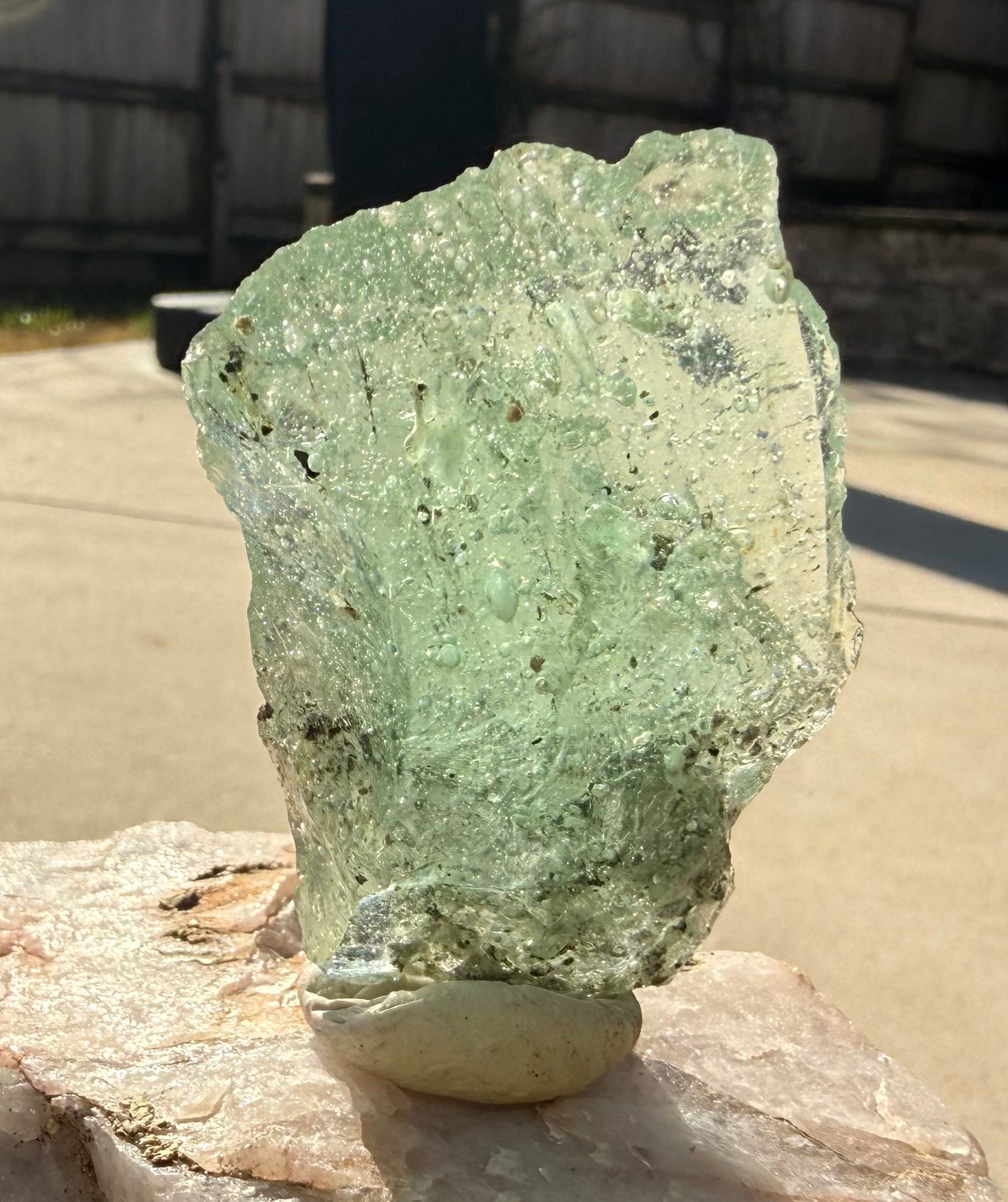 Seafoam Elder Temple piece Authentic Andara Crystal 42g