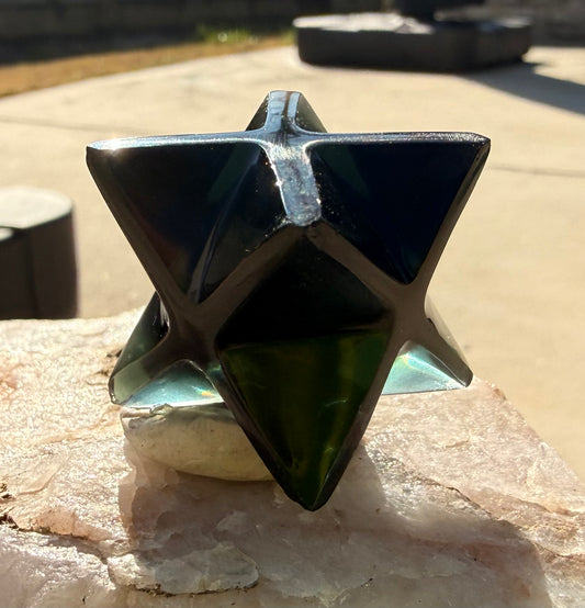 Elara' Thien Authentic Andara Crystal Merkaba 32g