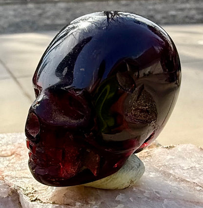 Ka'tharel Mor'kai Elunai Authentic Andara Crystal Skull 56g