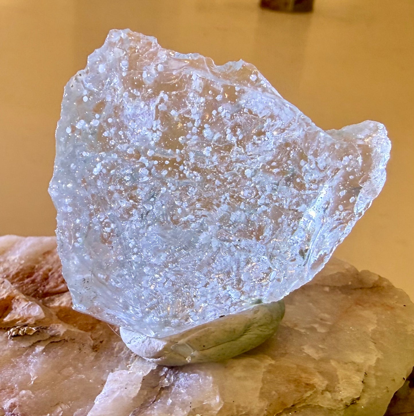 Seafoam Elder Temple piece Authentic Andara Crystal 32g