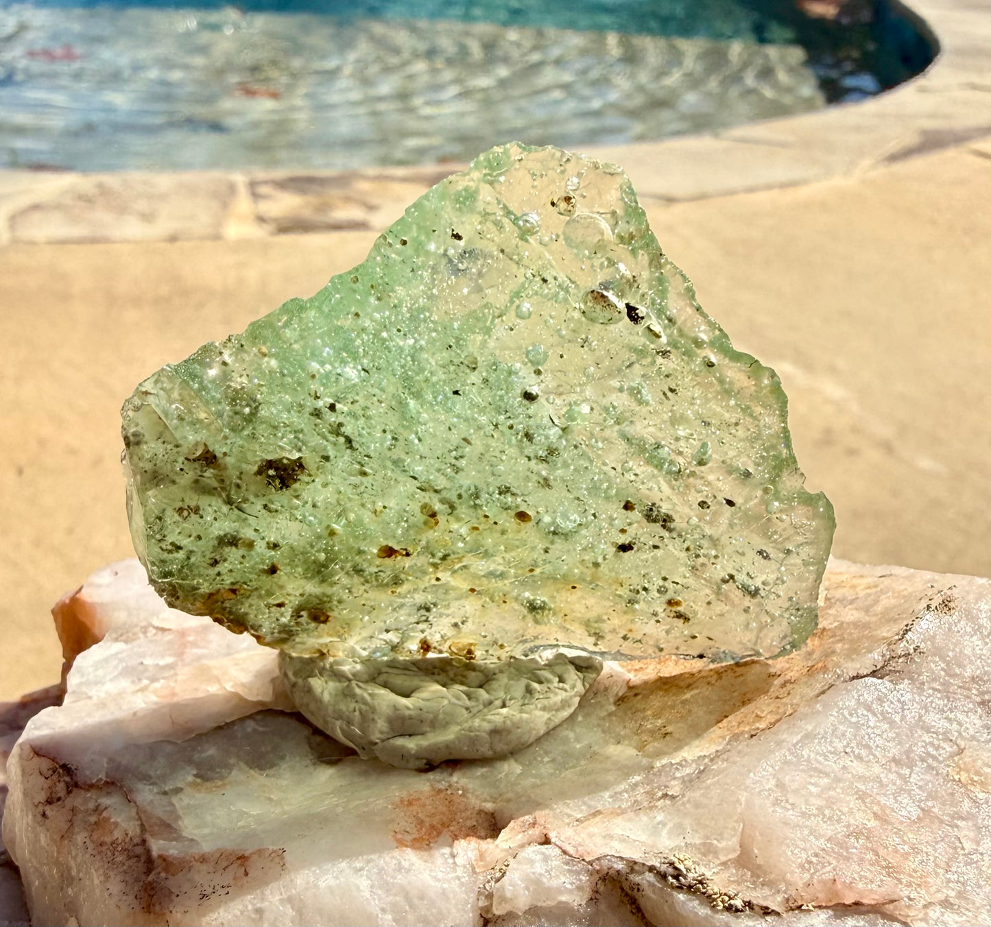 Seafoam Elder Temple piece Authentic Andara Crystal 40g