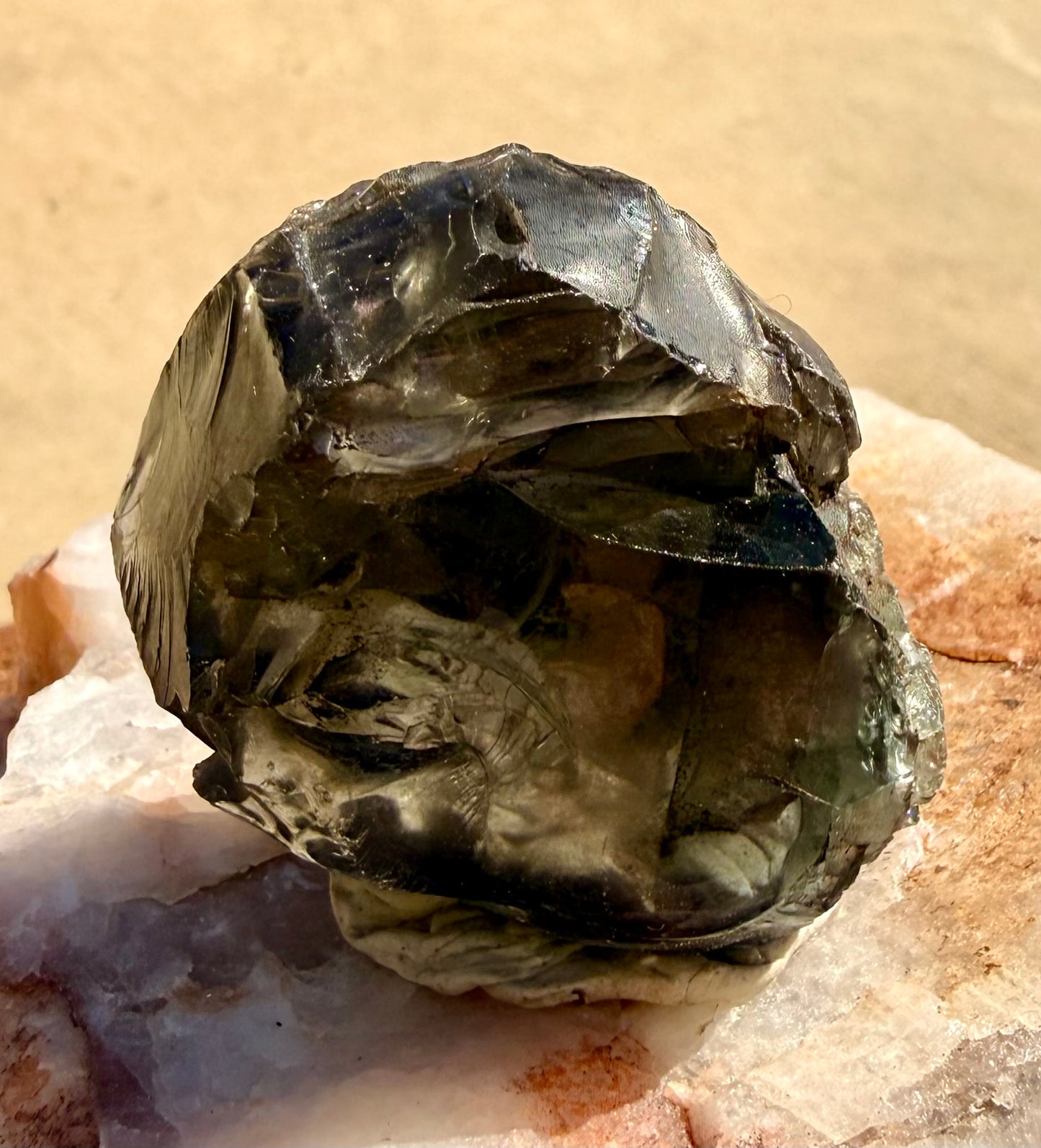 Translucent Black Authentic Andara Crystal 52g