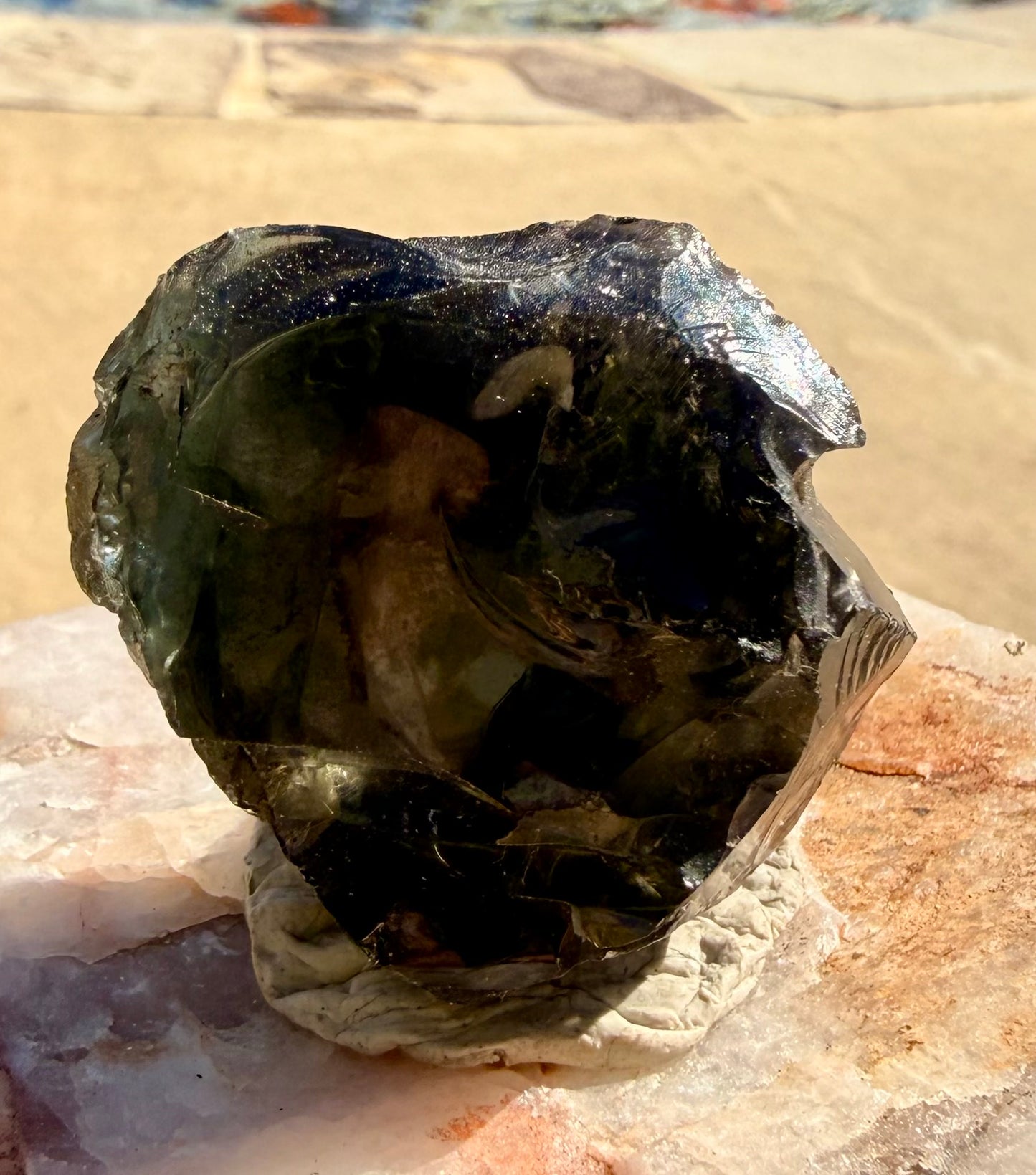 Translucent Black Authentic Andara Crystal 52g