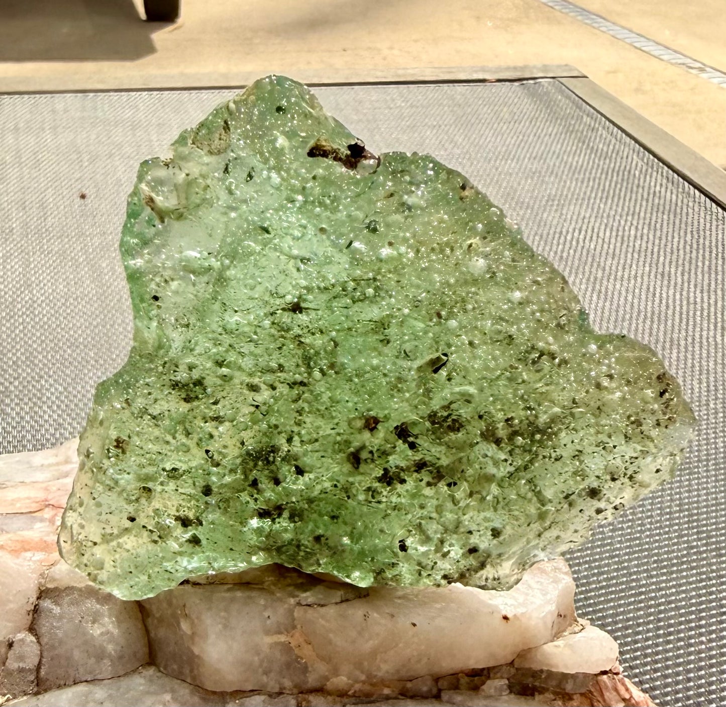 Seafoam Elder Temple piece Authentic Andara Crystal 94g