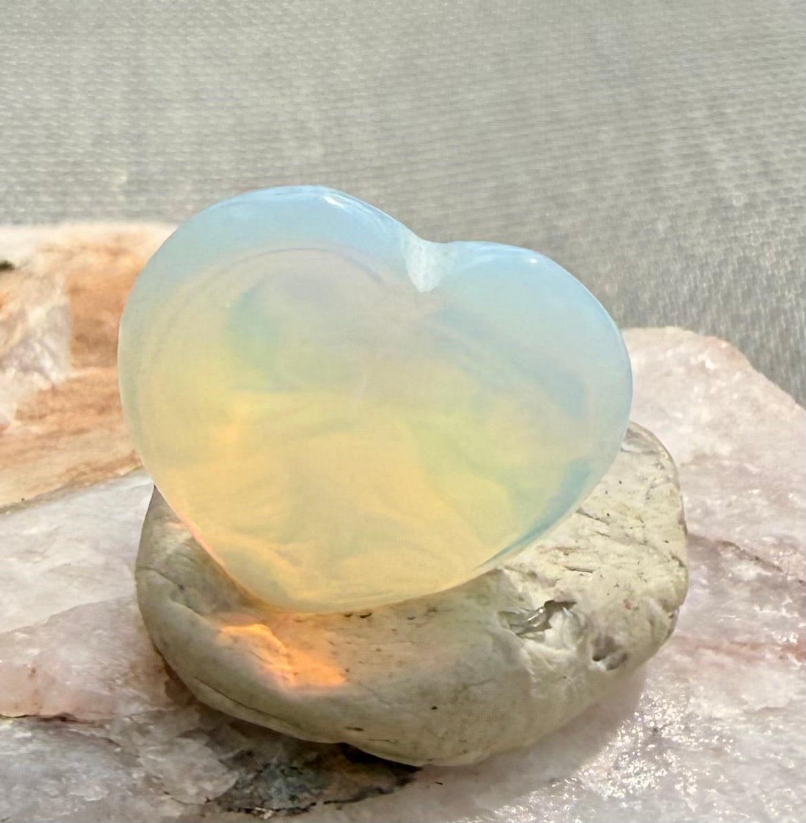 Galactic Light Authentic Andara Crystal Heart 4g