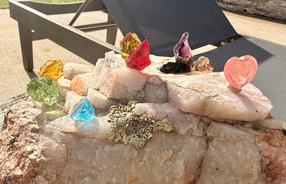 10 Piece Authentic Andara Crystal Chakra Healing Set 28g