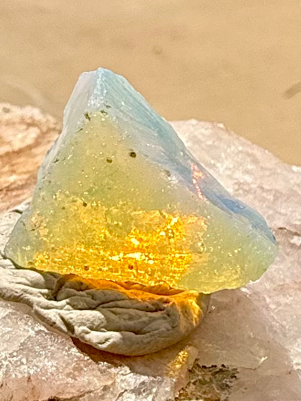 Galactic Light Authentic Andara Crystal Heart 6g