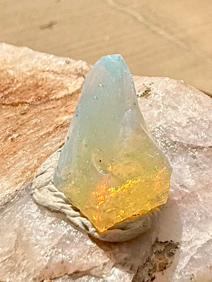 Galactic Light Authentic Andara Crystal Heart 6g
